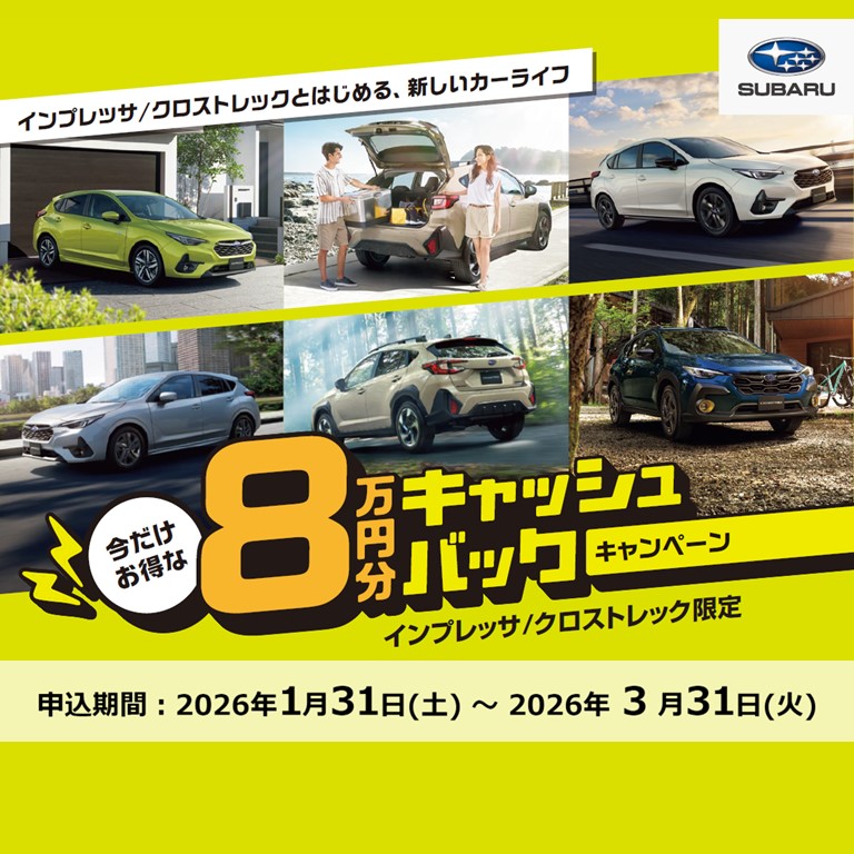 8万円分キャッシュバックキャンペーン