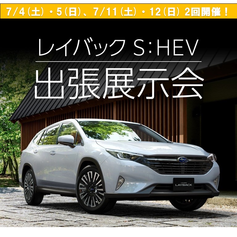 レイバックS:HEV 出張展示会