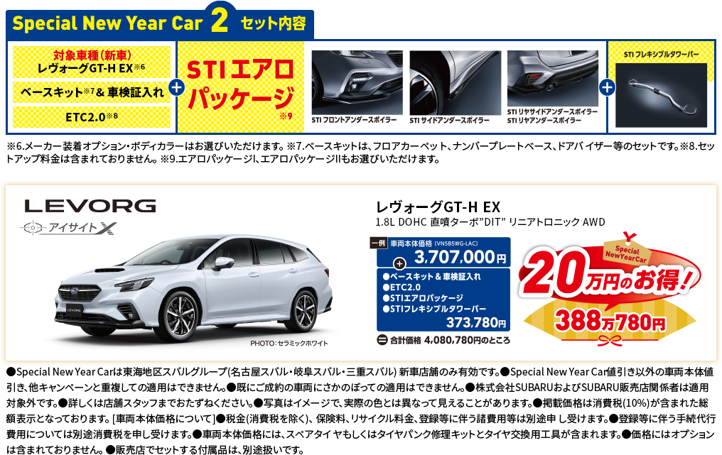 Special NewYearCar 2 セット内容