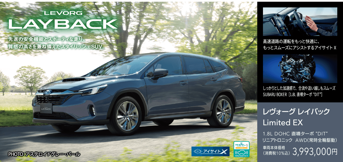 LEVORG LAYBACK Limited EX