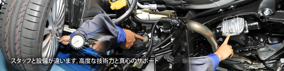 スタッフと設備が違います。高度な技術力と真心のサポート